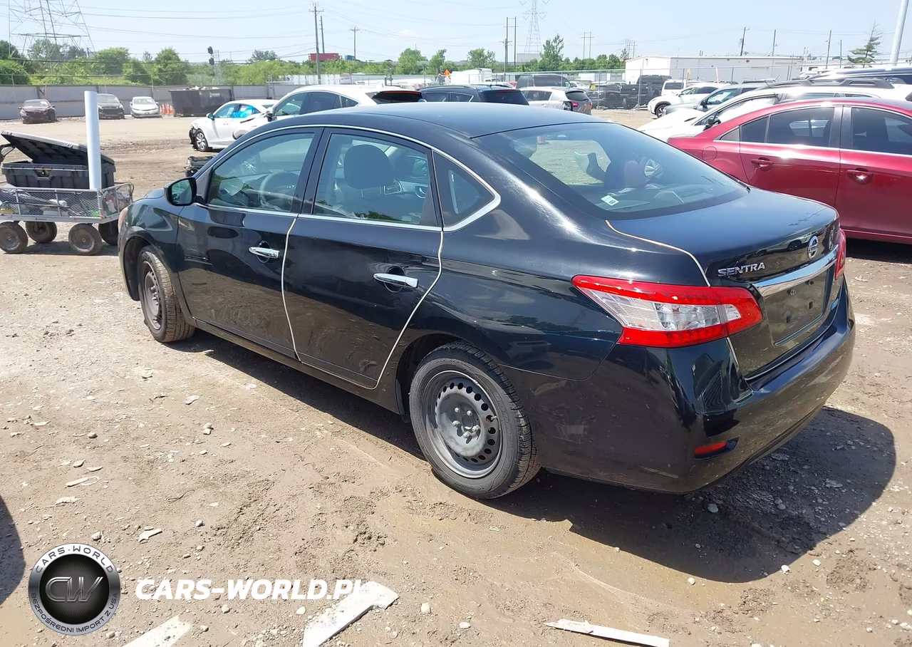 2014 Nissan Sentra Sv VIN:3N1AB7AP5EL658042 - 3