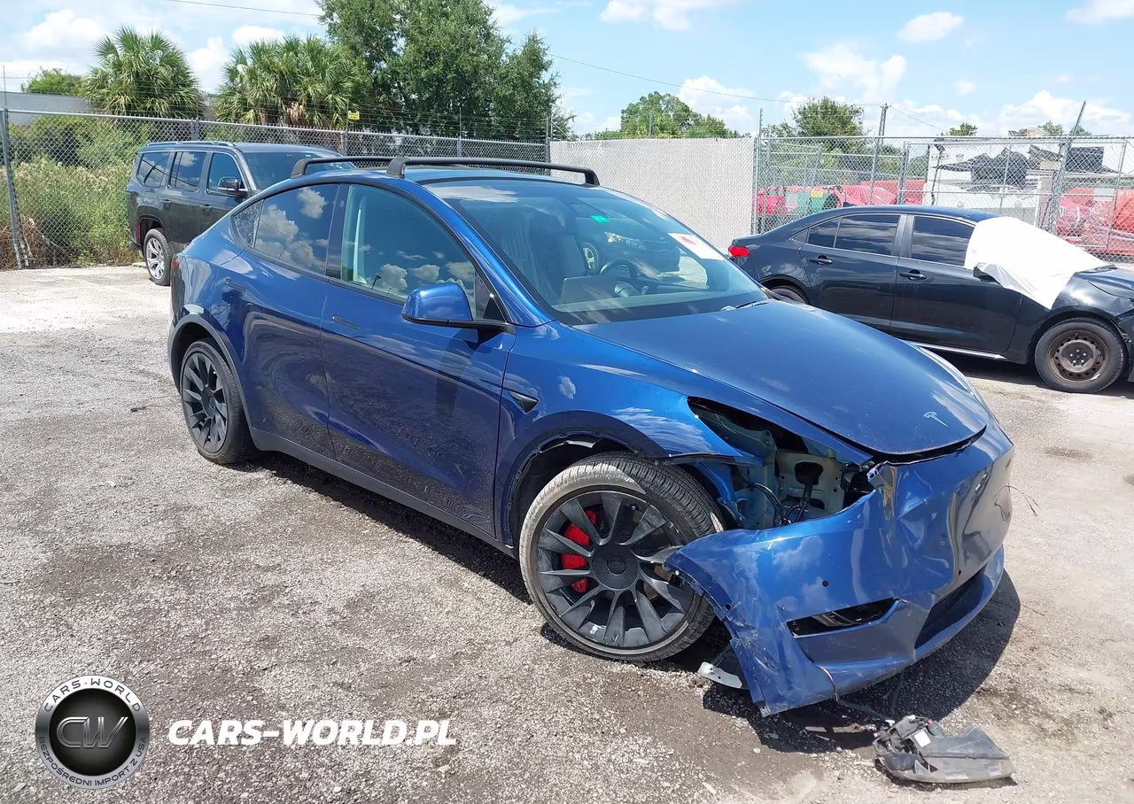 2021 Tesla Model Y Long Range Dual Motor All-Wheel Drive VIN:5YJYGDEE8MF080486 - 1