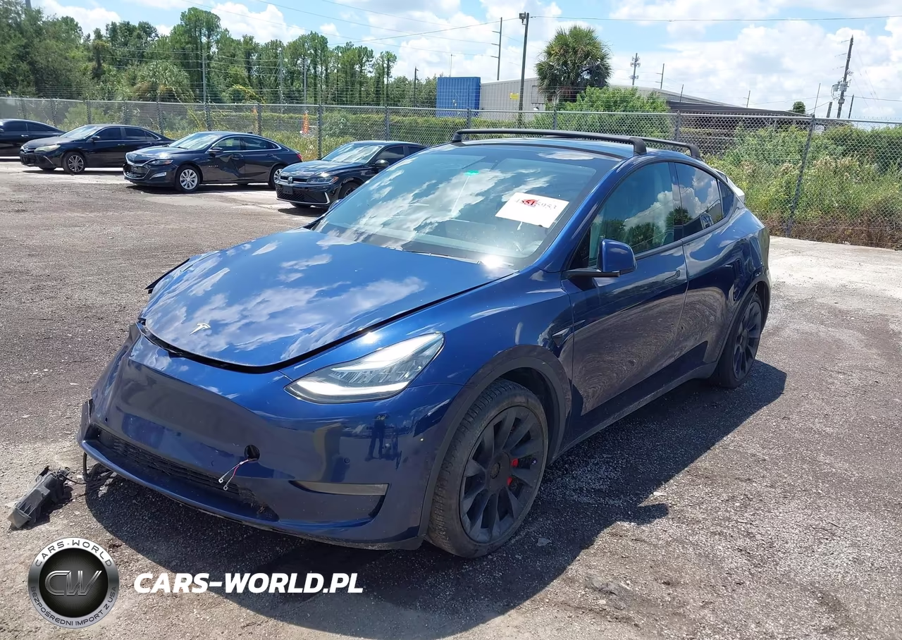 2021 Tesla Model Y Long Range Dual Motor All-Wheel Drive VIN:5YJYGDEE8MF080486 - 2