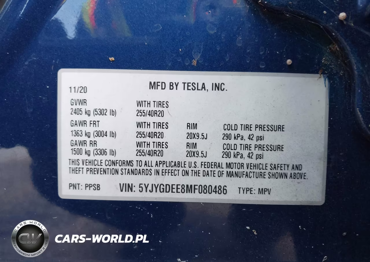2021 Tesla Model Y Long Range Dual Motor All-Wheel Drive VIN:5YJYGDEE8MF080486 - 9