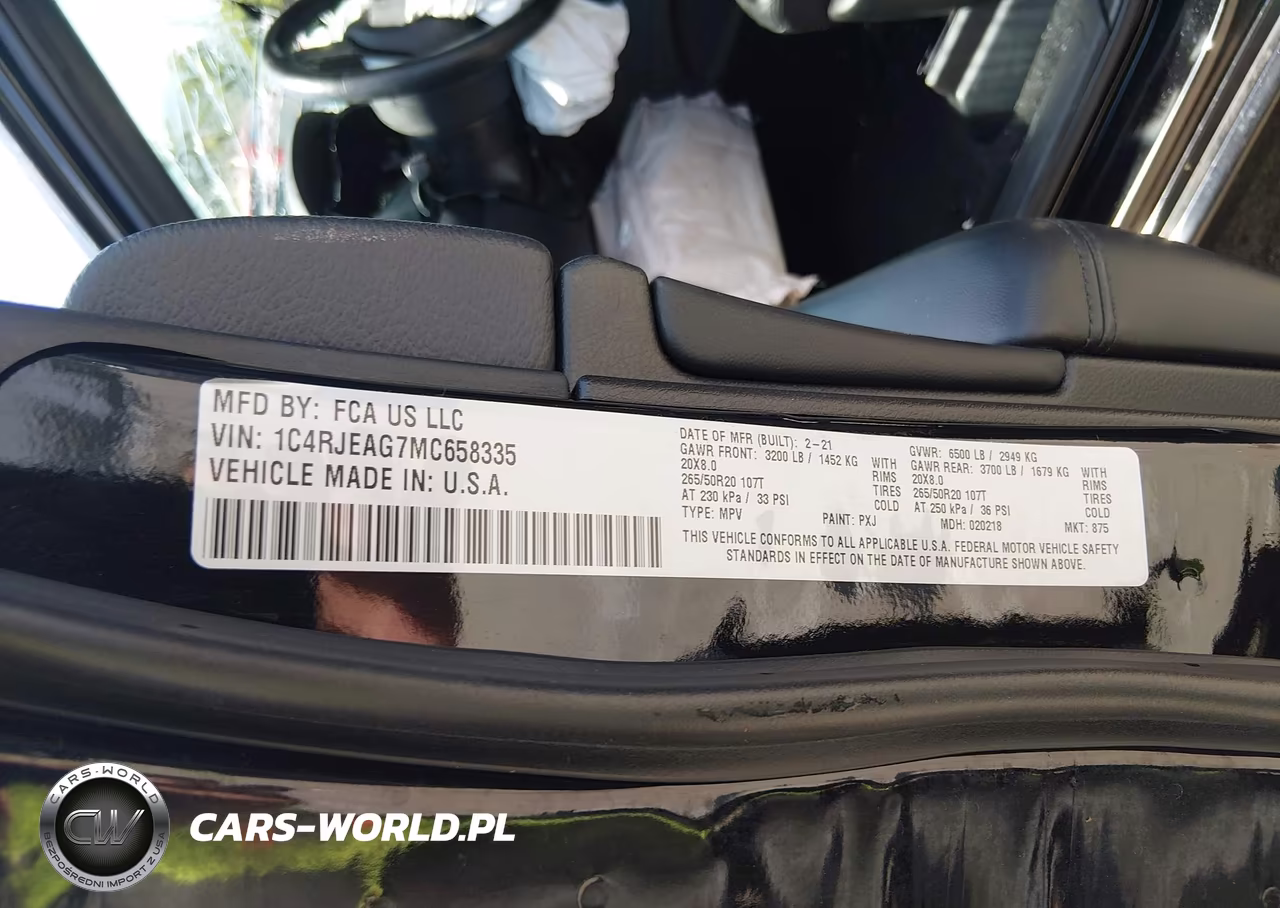 2021 Jeep Grand Cherokee Laredo X 4X2 VIN:1C4RJEAG7MC658335 - 9