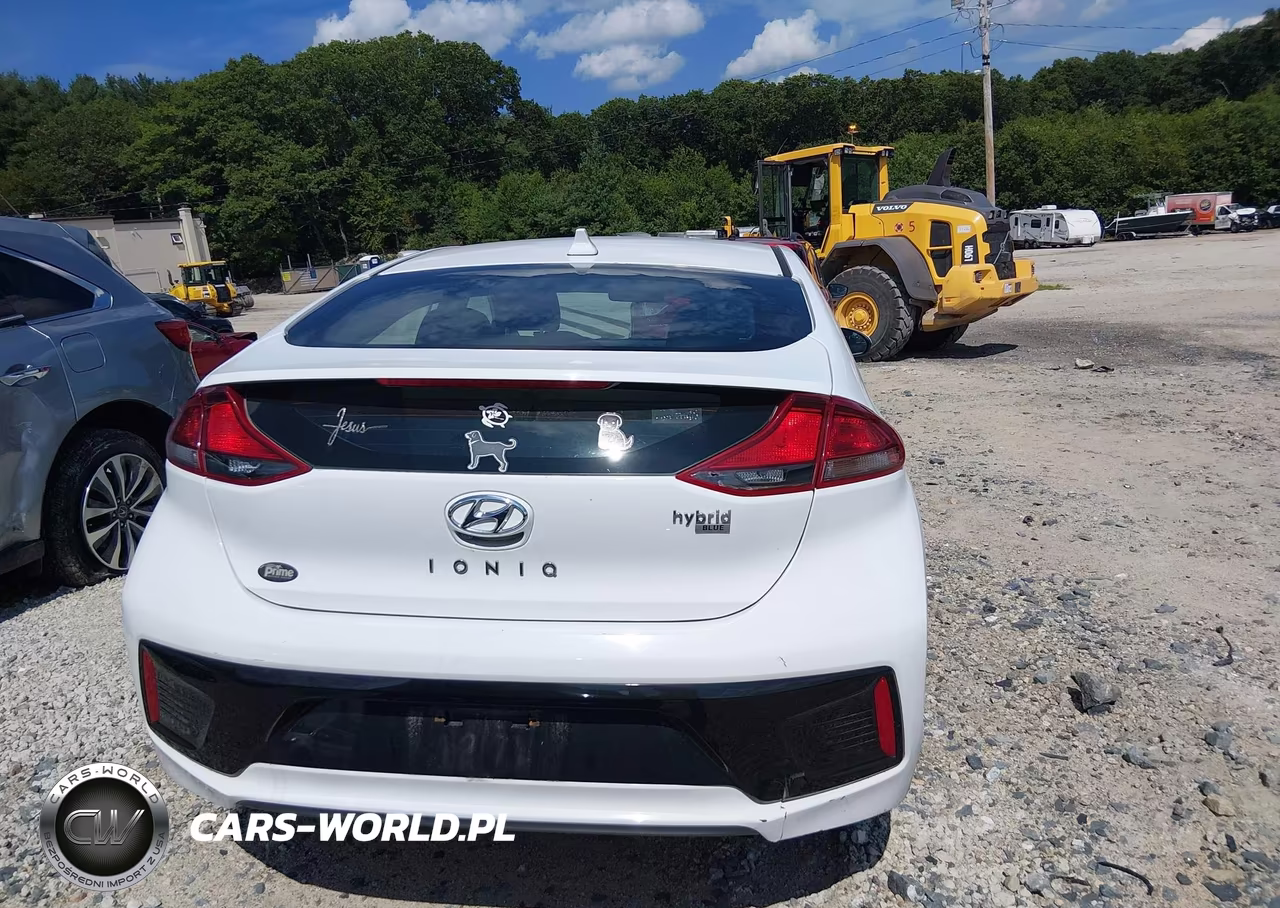 2017 Hyundai Ioniq Hybrid Blue VIN:KMHC65LC3HU048056 - 4