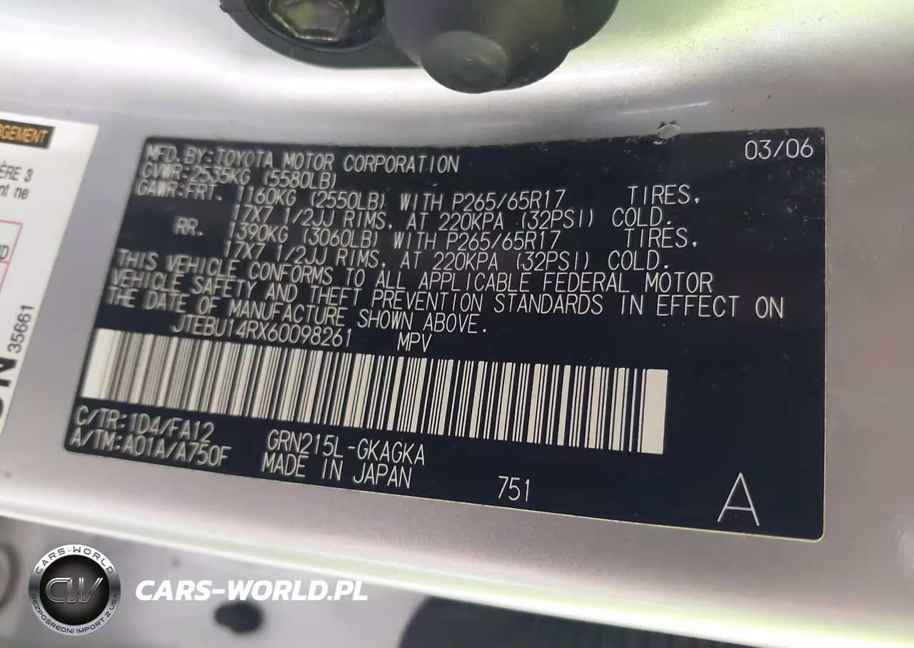 2006 Toyota 4Runner Sr5 V6 VIN:JTEBU14RX60098261 - 9