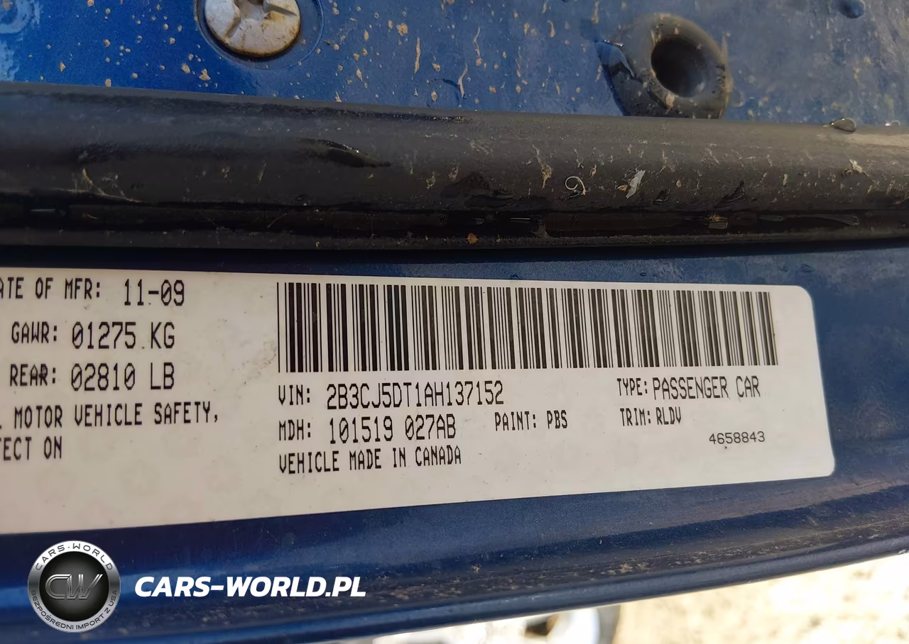2010 Dodge Challenger R-T VIN:2B3CJ5DT1AH137152 - 9