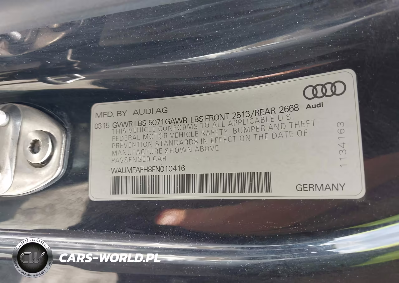 2015 Audi A5 2.0T Premium VIN:WAUMFAFH8FN010416 - 9