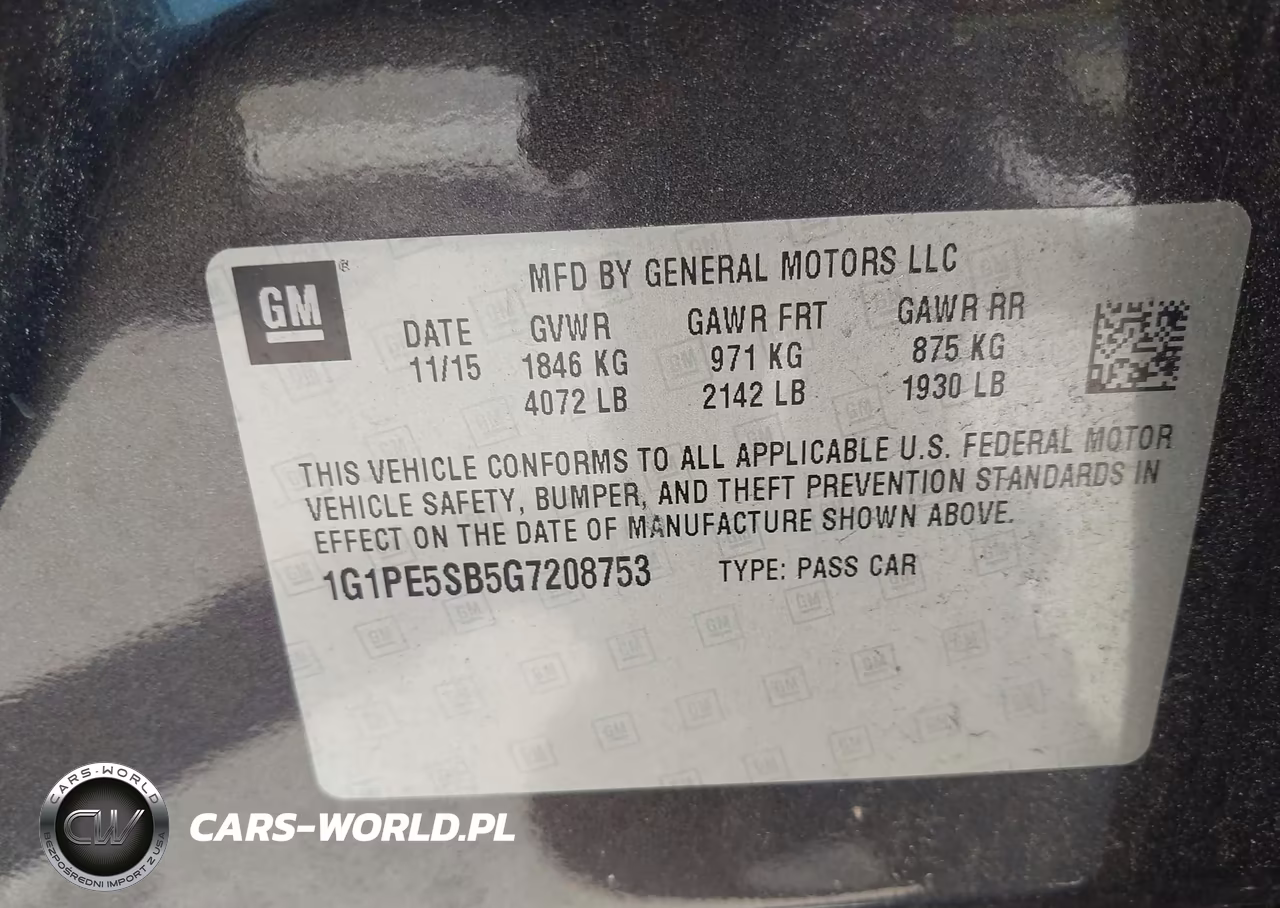 2016 Chevrolet Cruze Limited 1Lt Auto VIN:1G1PE5SB5G7208753 - 9