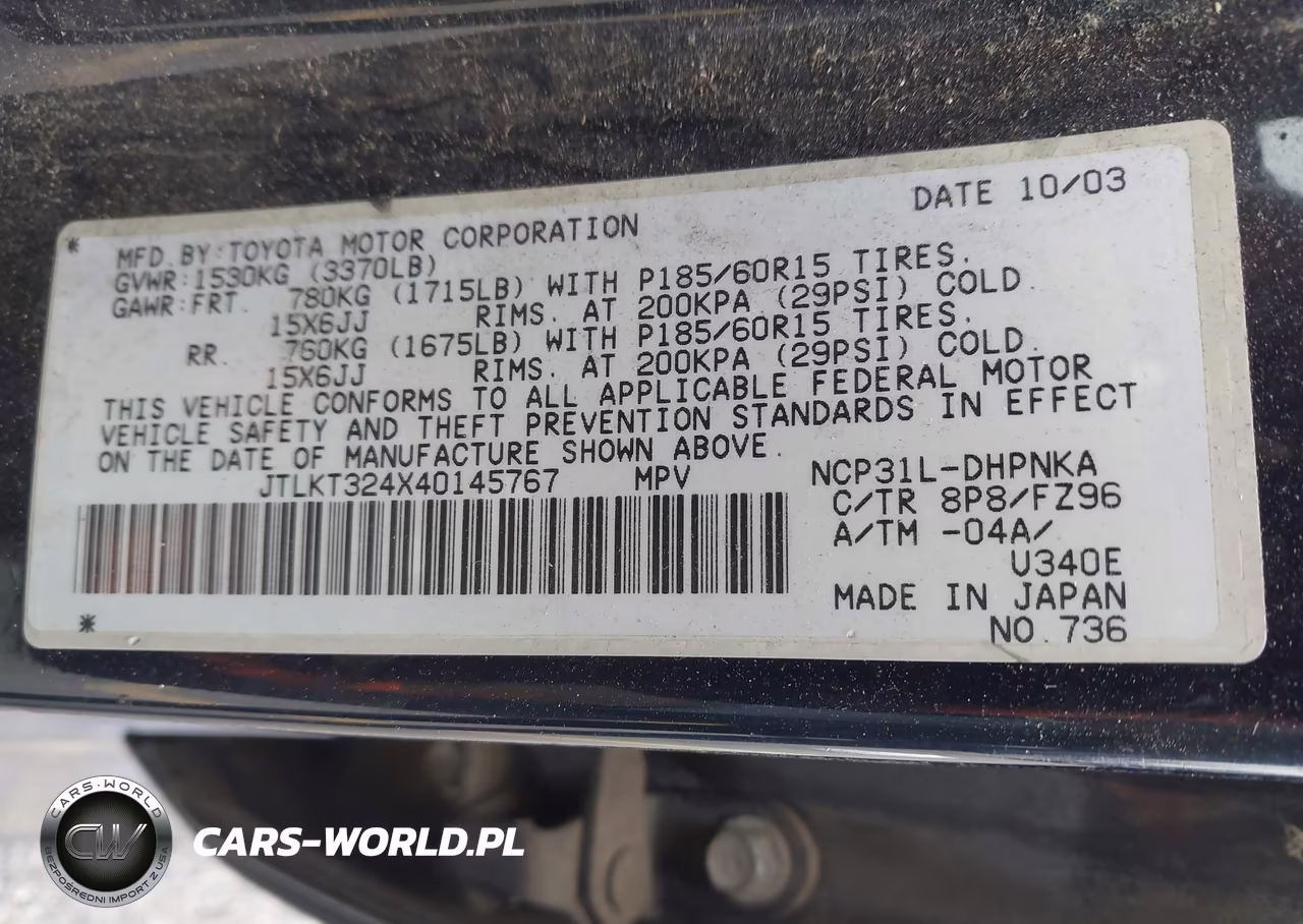 2004 Scion Xb VIN:JTLKT324X40145767 - 9