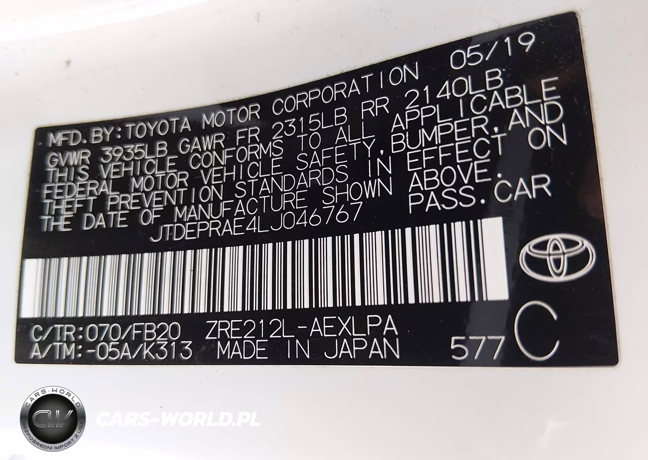 2020 Toyota Corolla Le VIN:JTDEPRAE4LJ046767 - 9