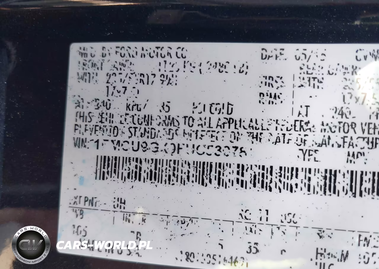 2015 Ford Escape Se VIN:1FMCU9GX9FUC53078 - 9
