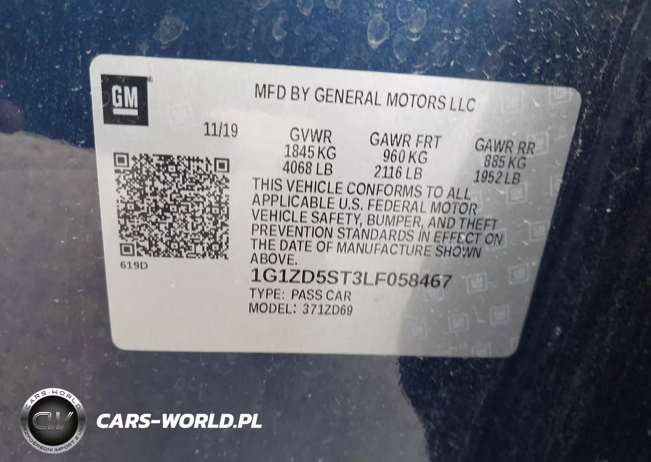 2020 Chevrolet Malibu Fwd Lt VIN:1G1ZD5ST3LF058467 - 9