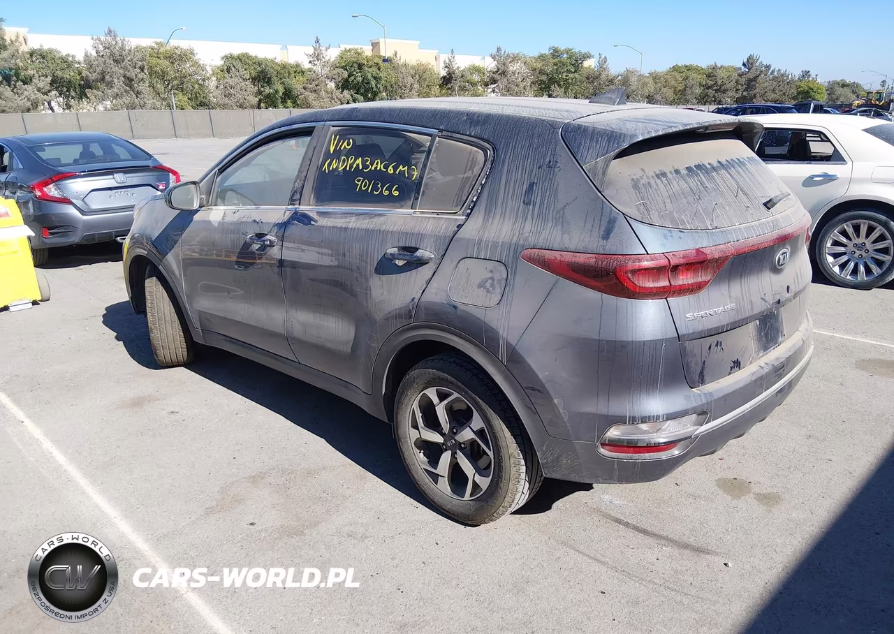 2021 Kia Sportage Lx VIN:KNDPM3AC6M7901366 - 3