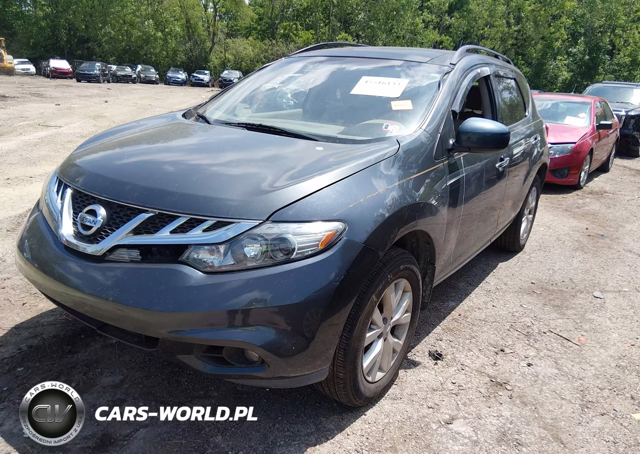 2012 Nissan Murano Sv VIN:JN8AZ1MW5CW208671 - 2