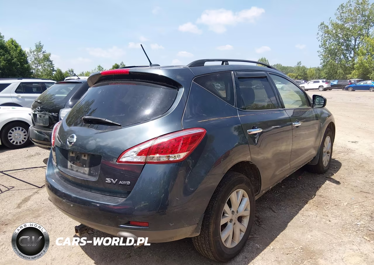 2012 Nissan Murano Sv VIN:JN8AZ1MW5CW208671 - 4
