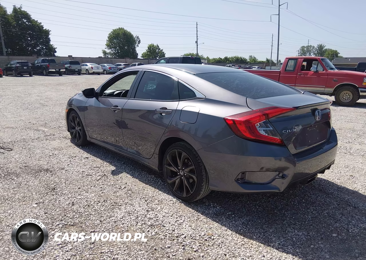 2019 Honda Civic Sport VIN:19XFC2E84KE001125 - 3