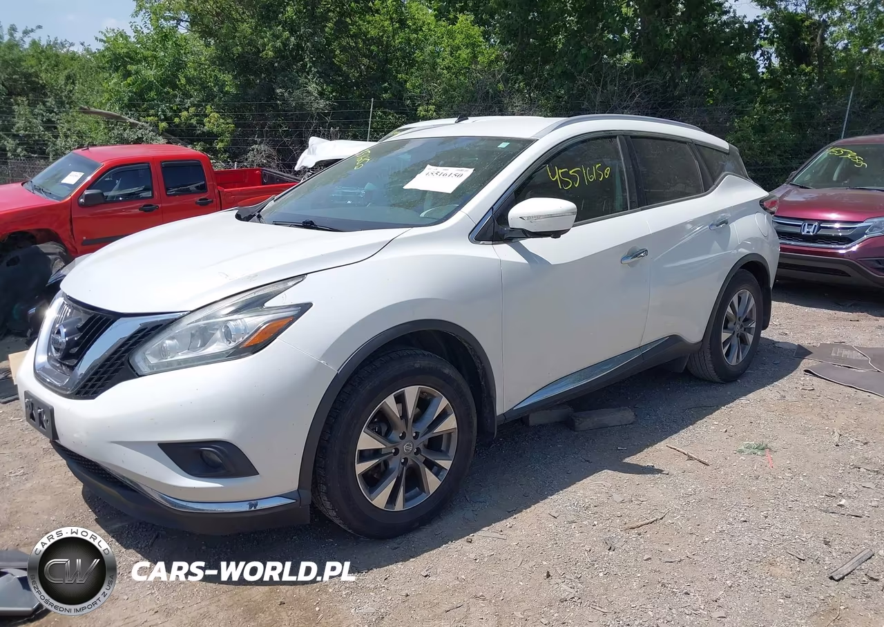 2015 Nissan Murano Sl VIN:5N1AZ2MG2FN283828 - 2