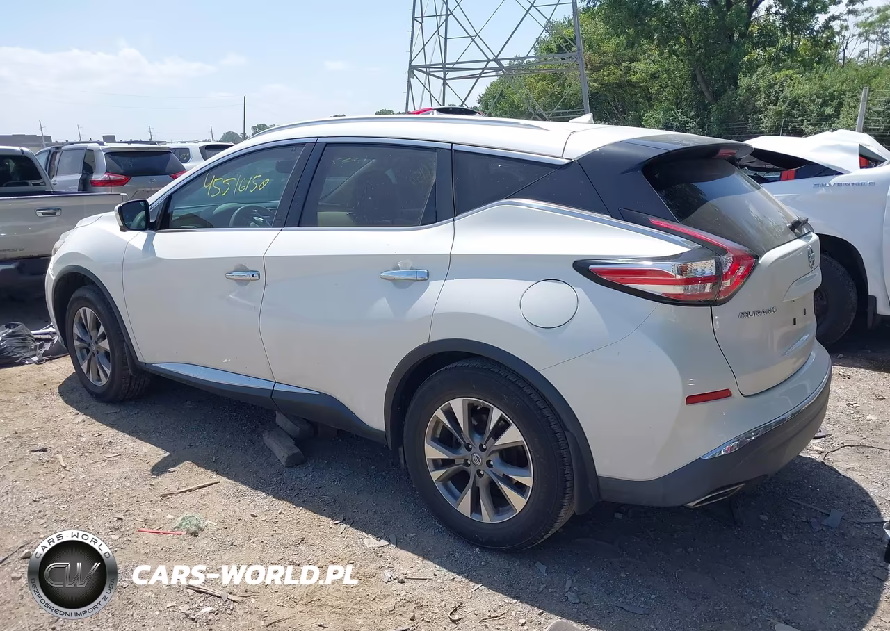 2015 Nissan Murano Sl VIN:5N1AZ2MG2FN283828 - 3