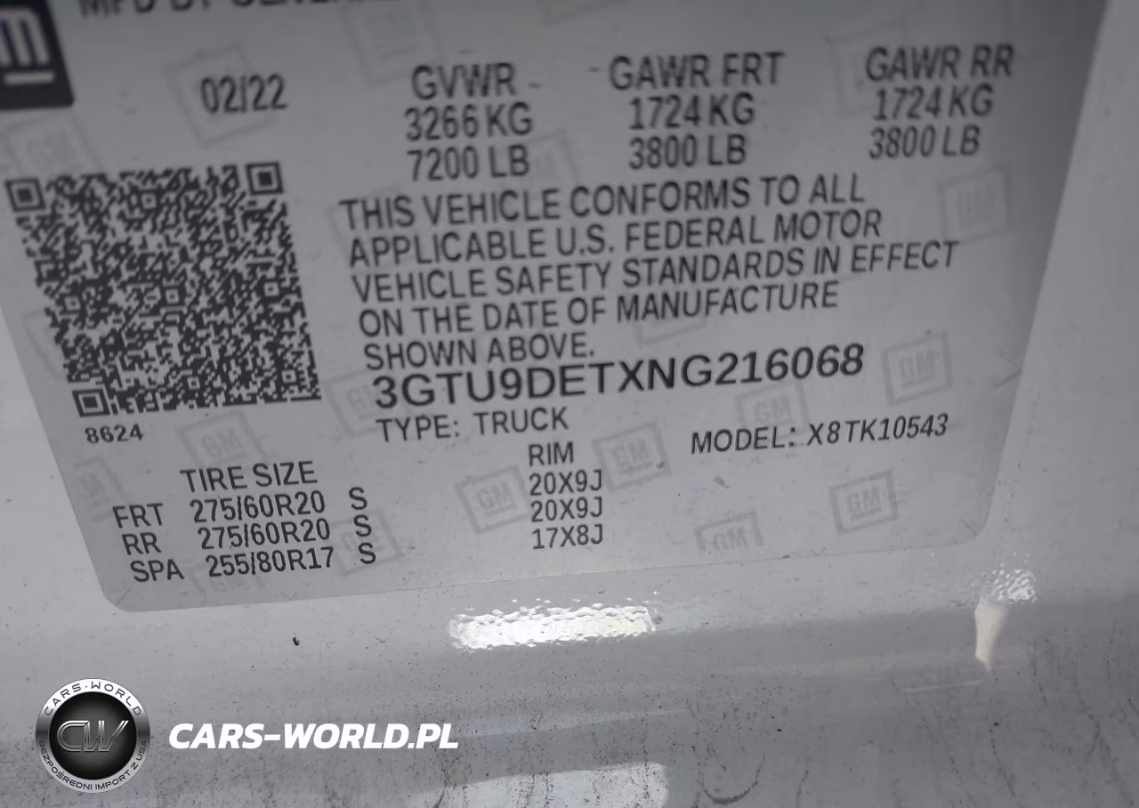 2022 GMC Sierra 1500 Limited 4Wd Short Box Slt VIN:3GTU9DETXNG216068 - 9