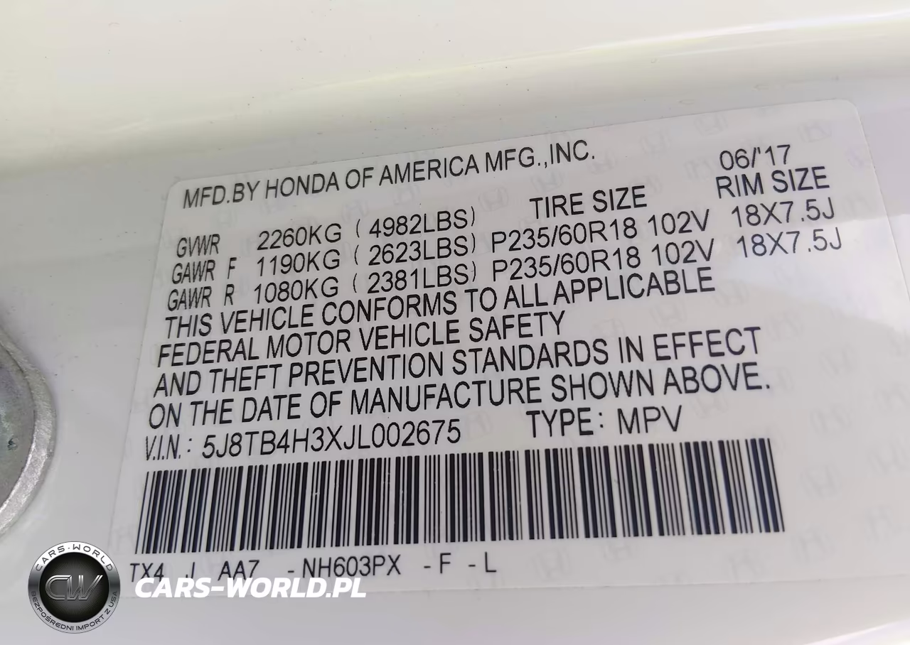 2018 Acura Rdx Acurawatch Plus Package VIN:5J8TB4H3XJL002675 - 9