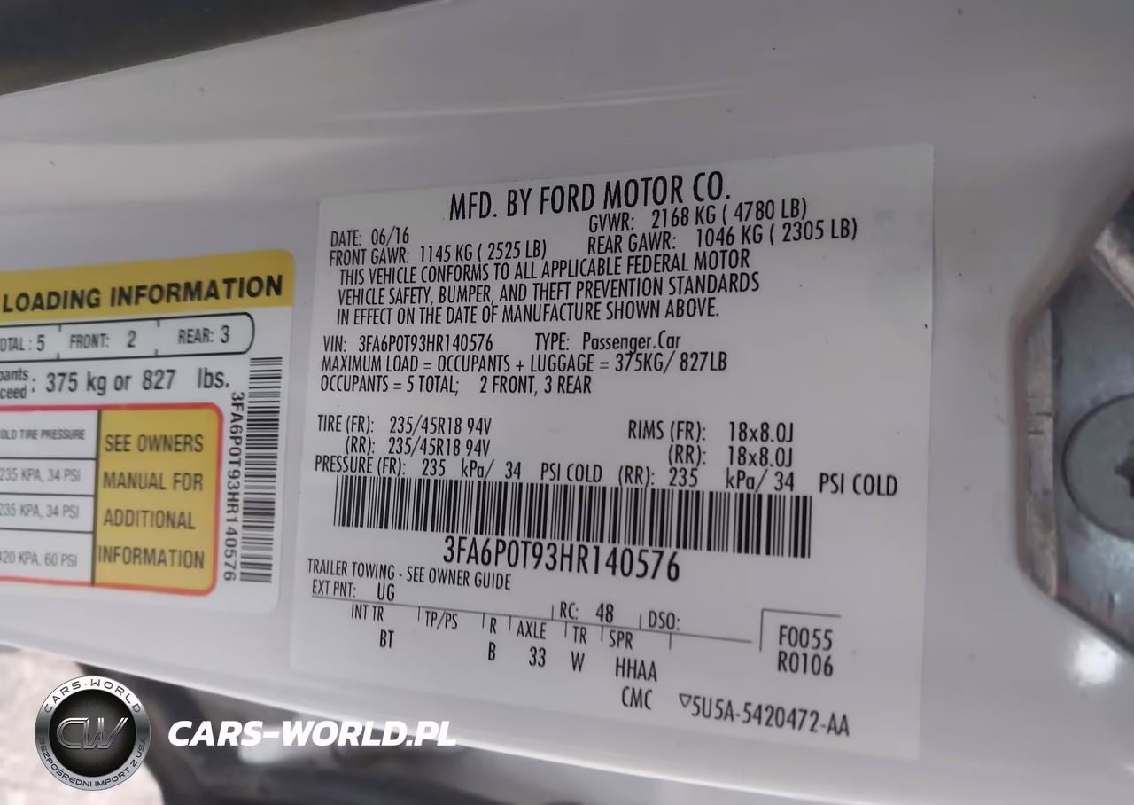 2017 Ford Fusion Se VIN:3FA6P0T93HR140576 - 9