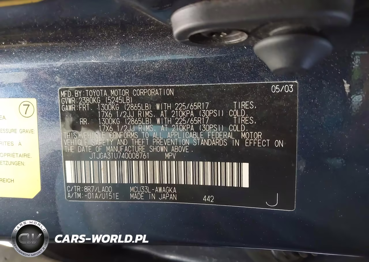 2004 Lexus Rx 330 VIN:JTJGA31U740008761 - 9
