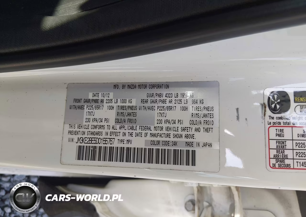 2013 Mazda Cx-5 Sport VIN:JM3KE2BE5D0155767 - 9