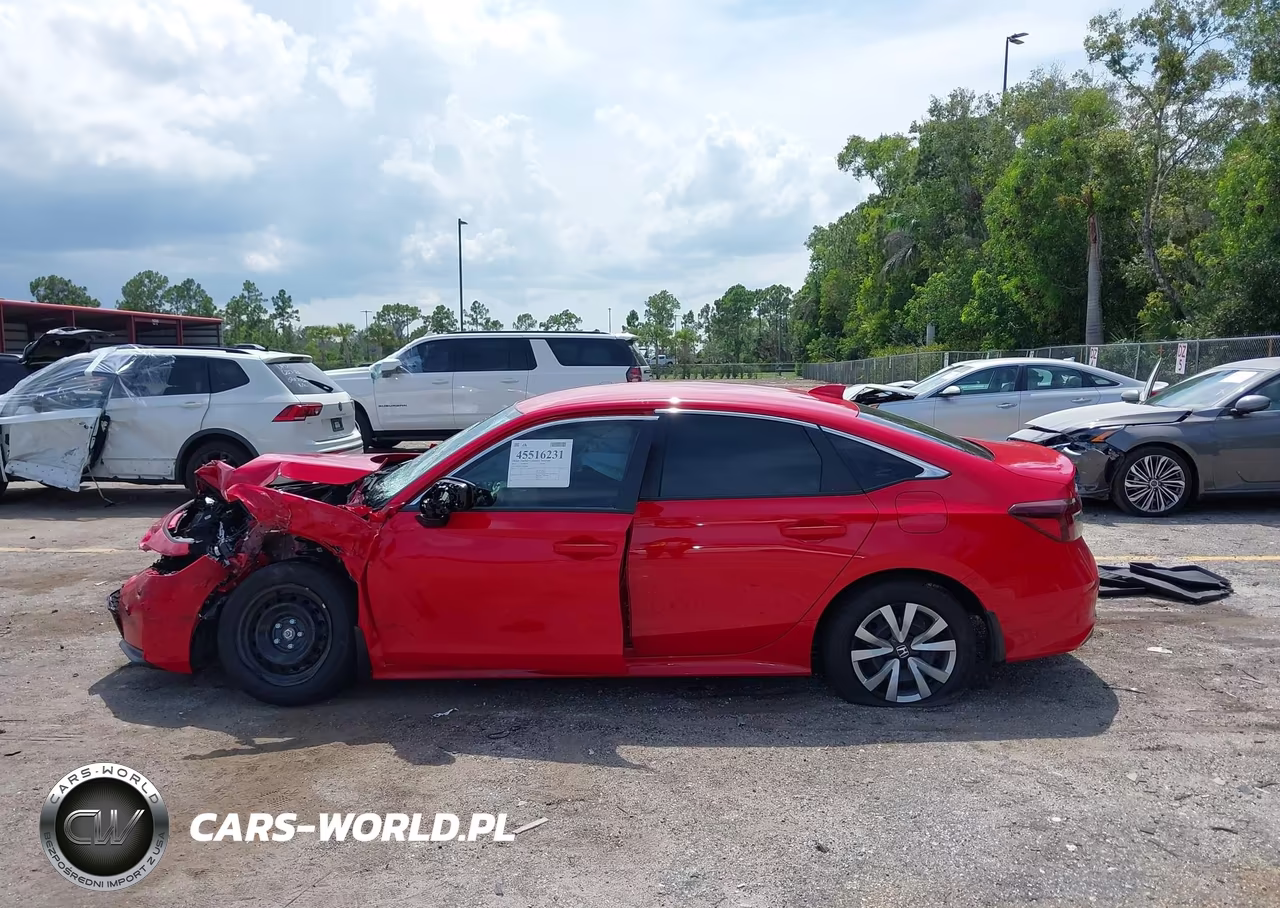2026 Honda Civic Lx VIN:2HGFE2F23TH585884 - 14