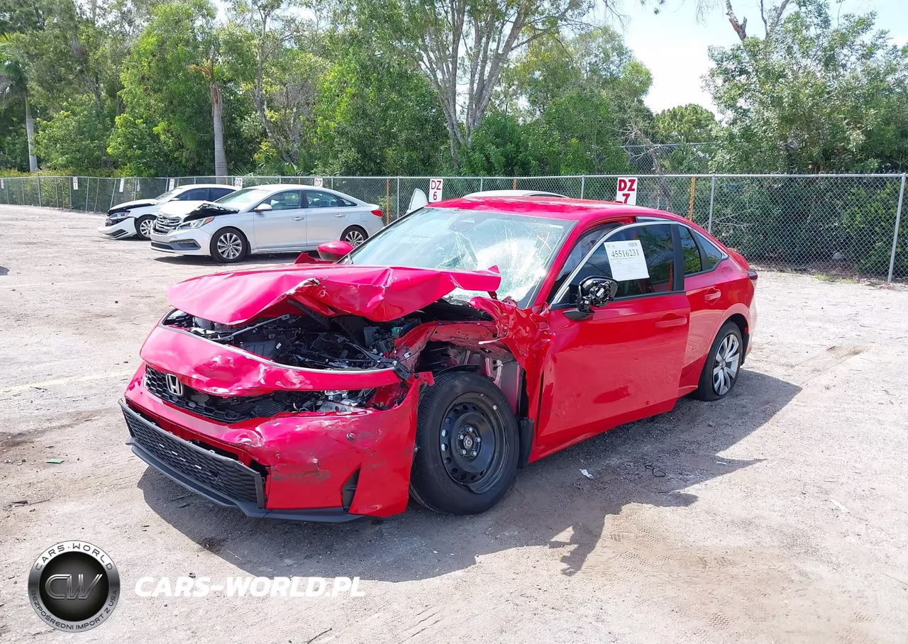 2026 Honda Civic Lx VIN:2HGFE2F23TH585884 - 2