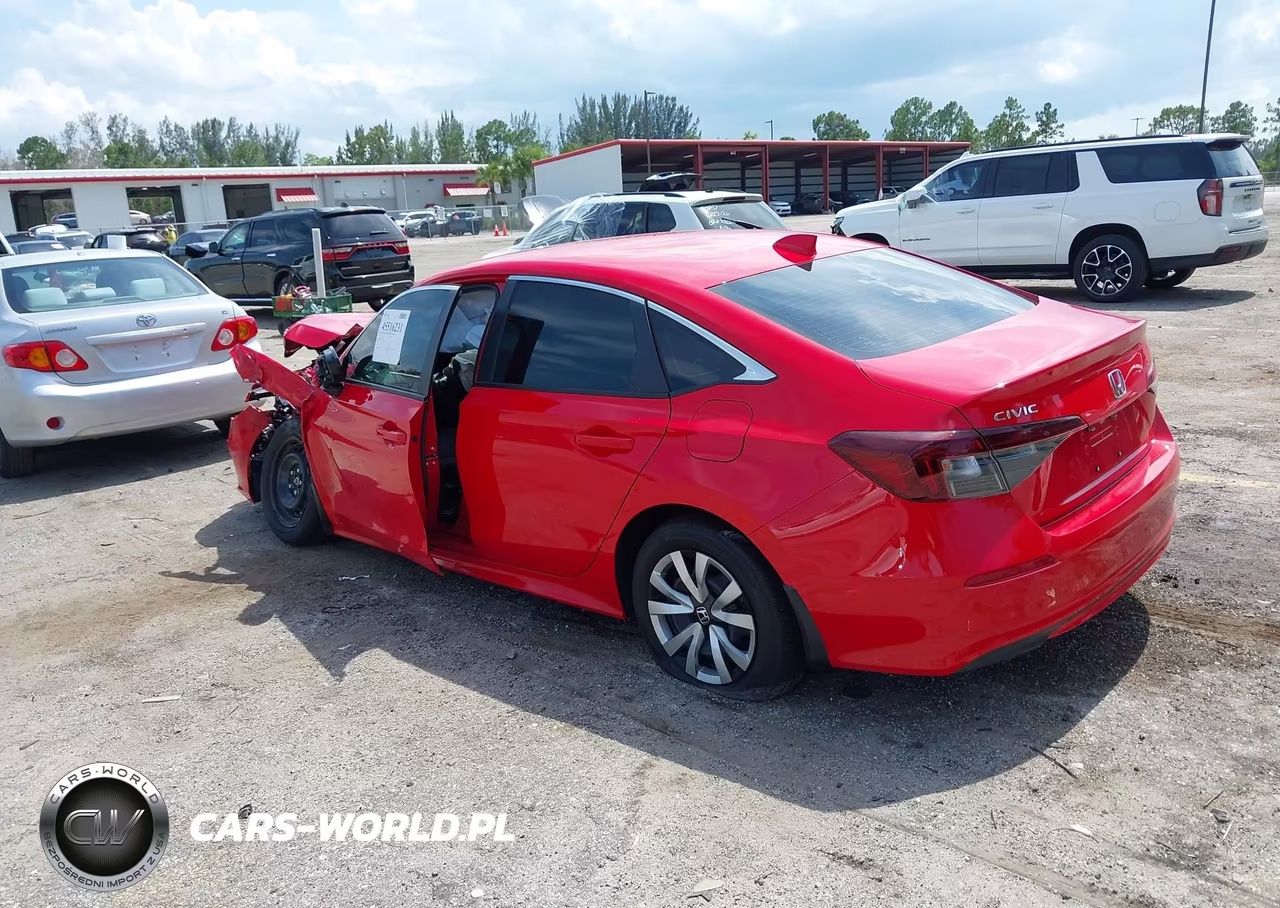 2026 Honda Civic Lx VIN:2HGFE2F23TH585884 - 3