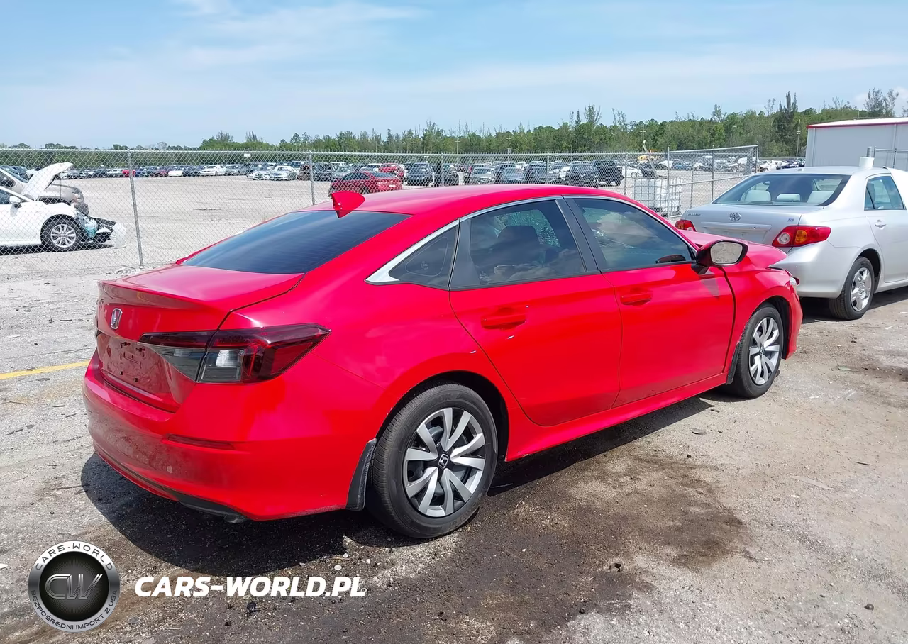 2026 Honda Civic Lx VIN:2HGFE2F23TH585884 - 4