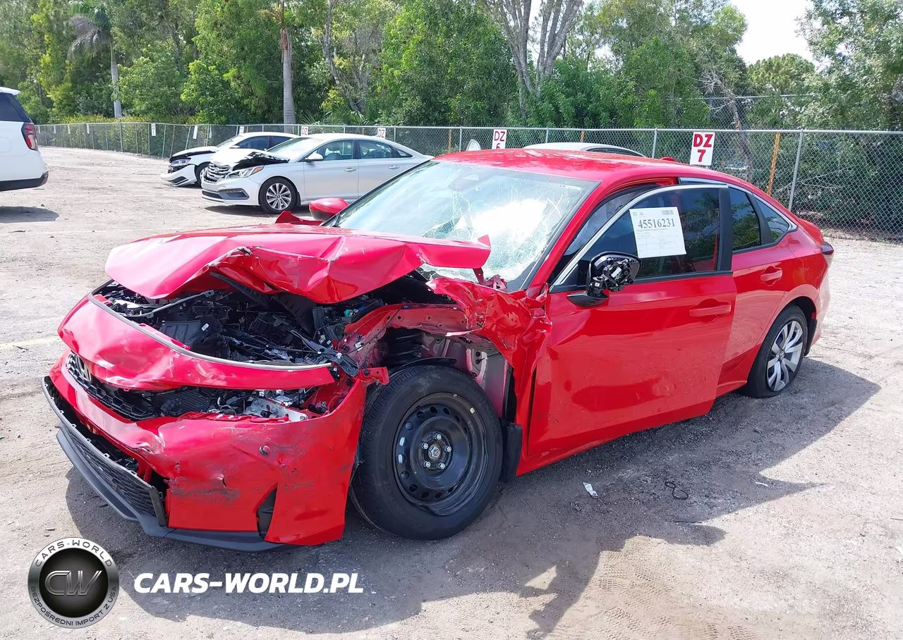 2026 Honda Civic Lx VIN:2HGFE2F23TH585884 - 6