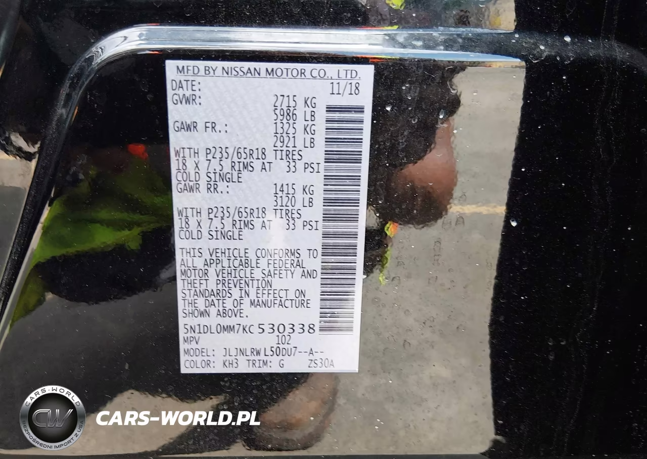 2019 Infiniti Qx60 Luxe VIN:5N1DL0MM7KC530338 - 9