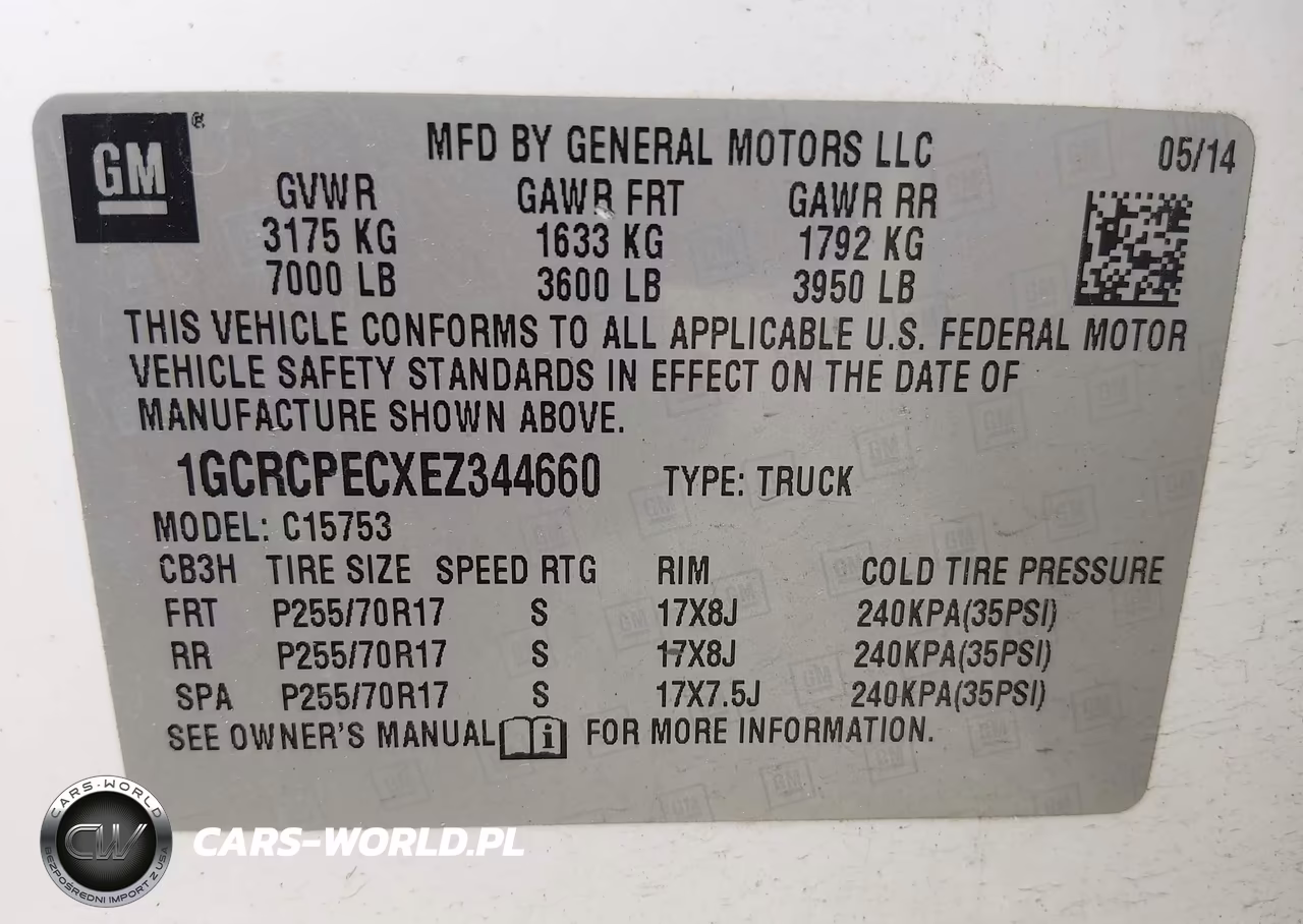 2014 Chevrolet Silverado 1500 Work Truck 1Wt VIN:1GCRCPECXEZ344660 - 9