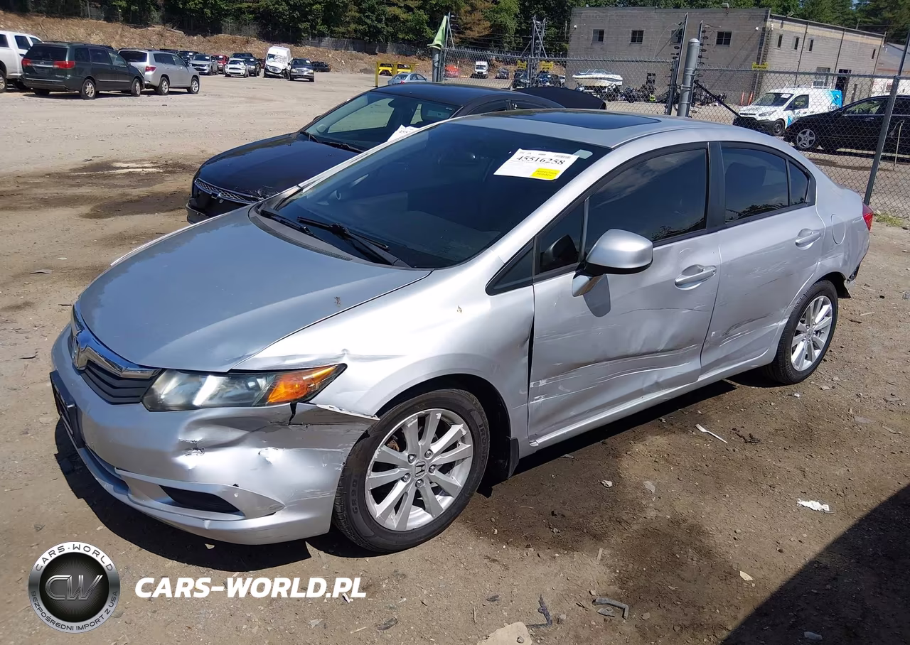 2012 Honda Civic Ex-L VIN:19XFB2F90CE329878 - 2