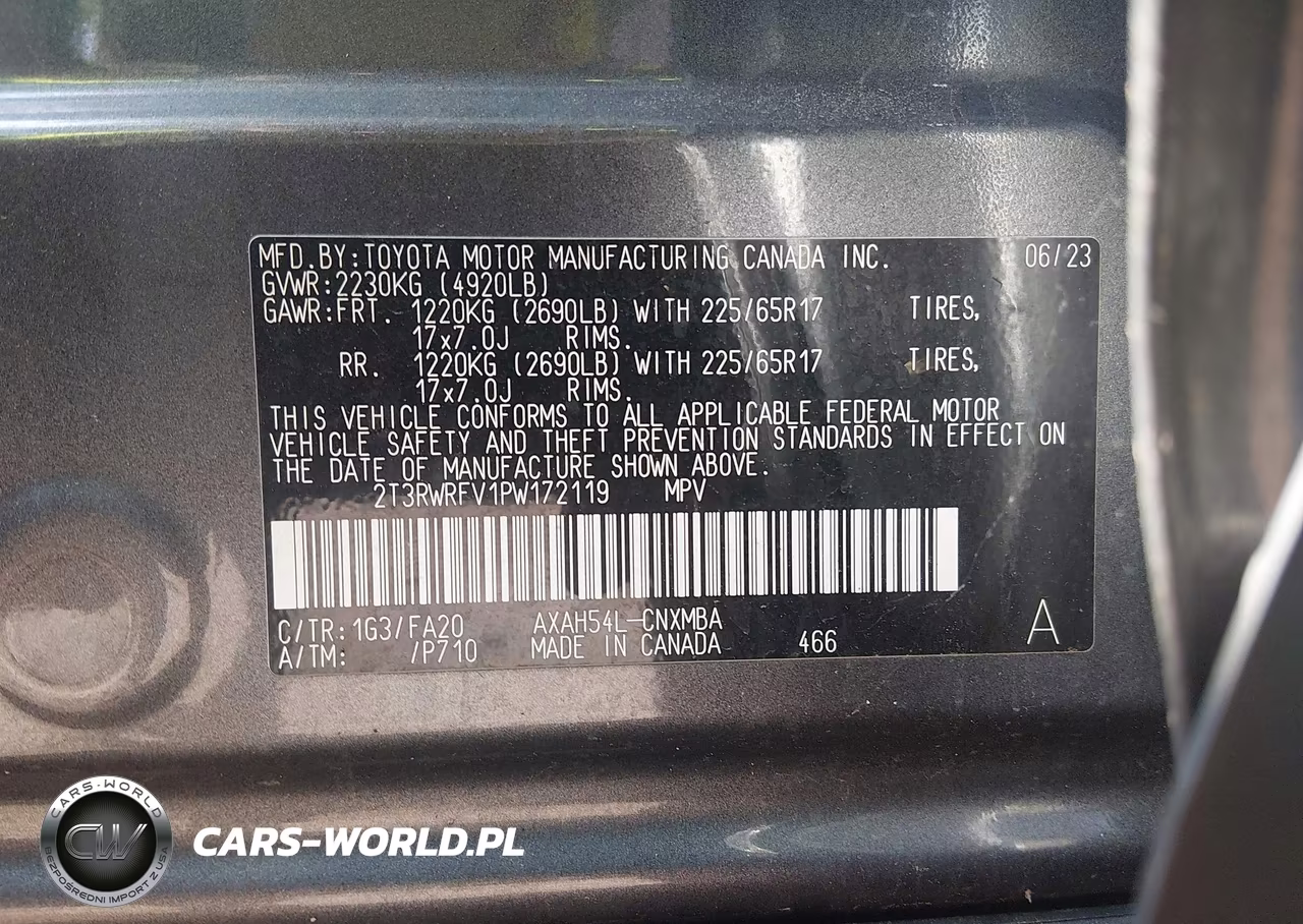 2023 Toyota Rav4 Hybrid Xle VIN:2T3RWRFV1PW172119 - 9