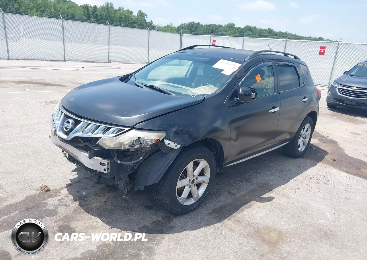 2009 Nissan Murano Sl VIN:JN8AZ18UX9W016339 - 2