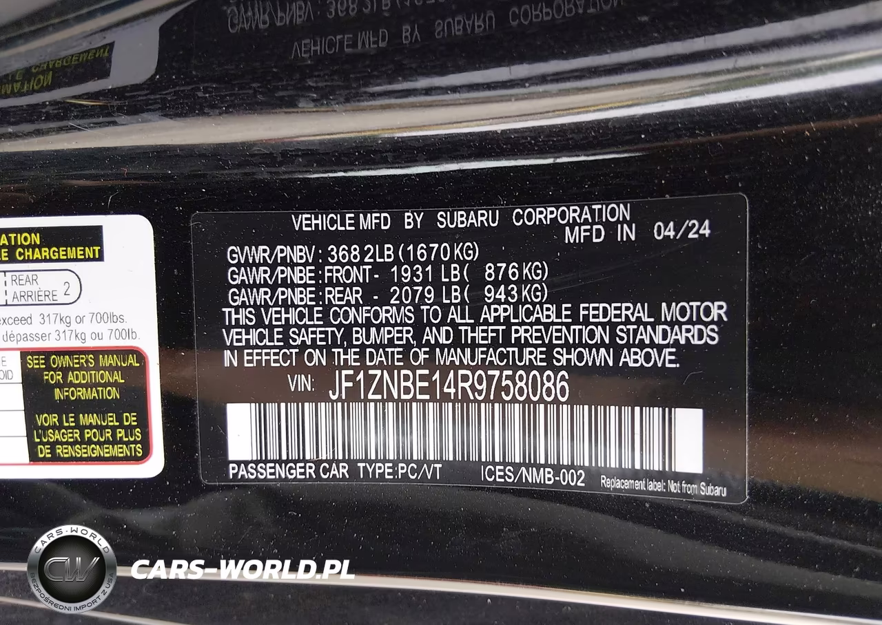 2024 Toyota Gr86 Premium VIN:JF1ZNBE14R9758086 - 9