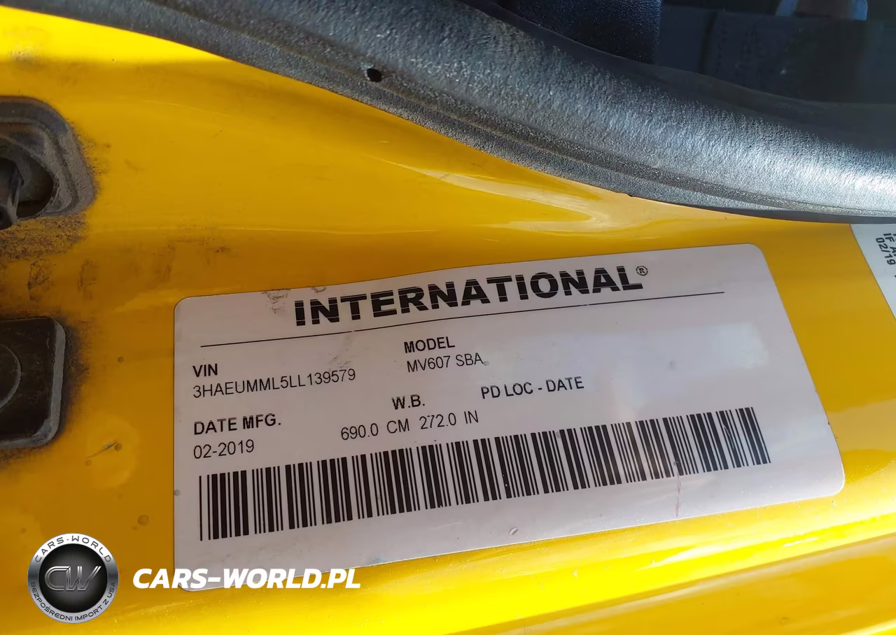 2020 International Mv 607 VIN:3HAEUMML5LL139579 - 8
