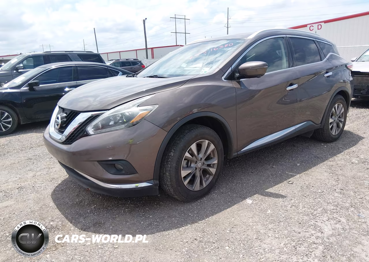 2018 Nissan Murano Sl VIN:5N1AZ2MG8JN143615 - 2