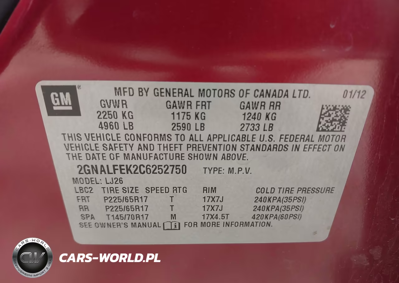 2012 Chevrolet Equinox Ltz VIN:2GNALFEK2C6252750 - 9
