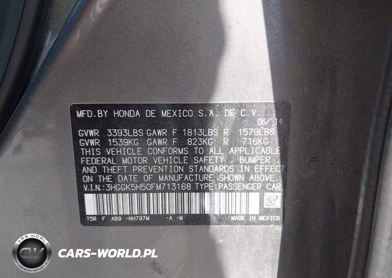 2015 Honda Fit Lx VIN:3HGGK5H50FM713168 - 9