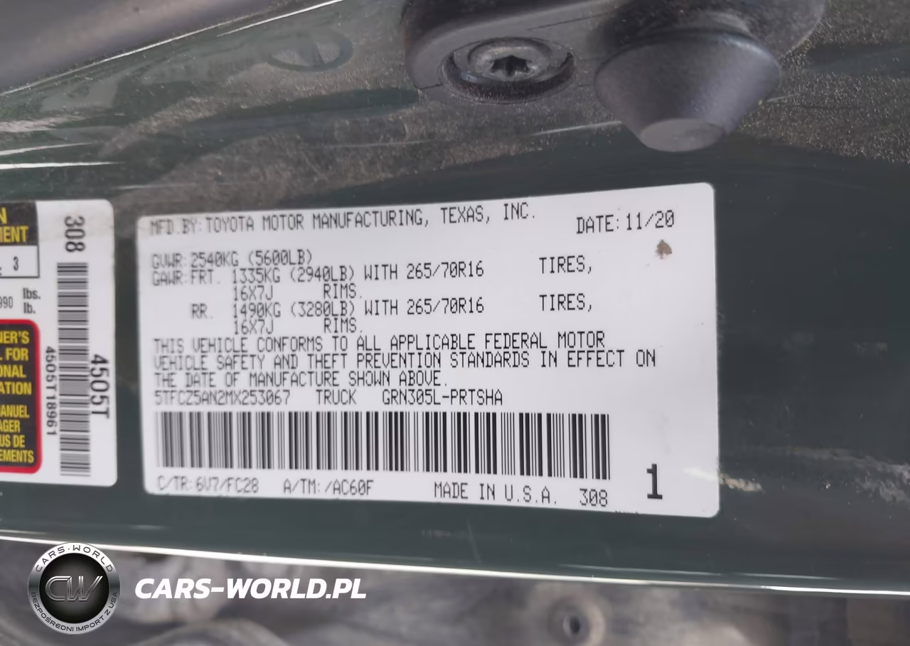 2021 Toyota Tacoma Sr5 V6 VIN:5TFCZ5AN2MX253067 - 9
