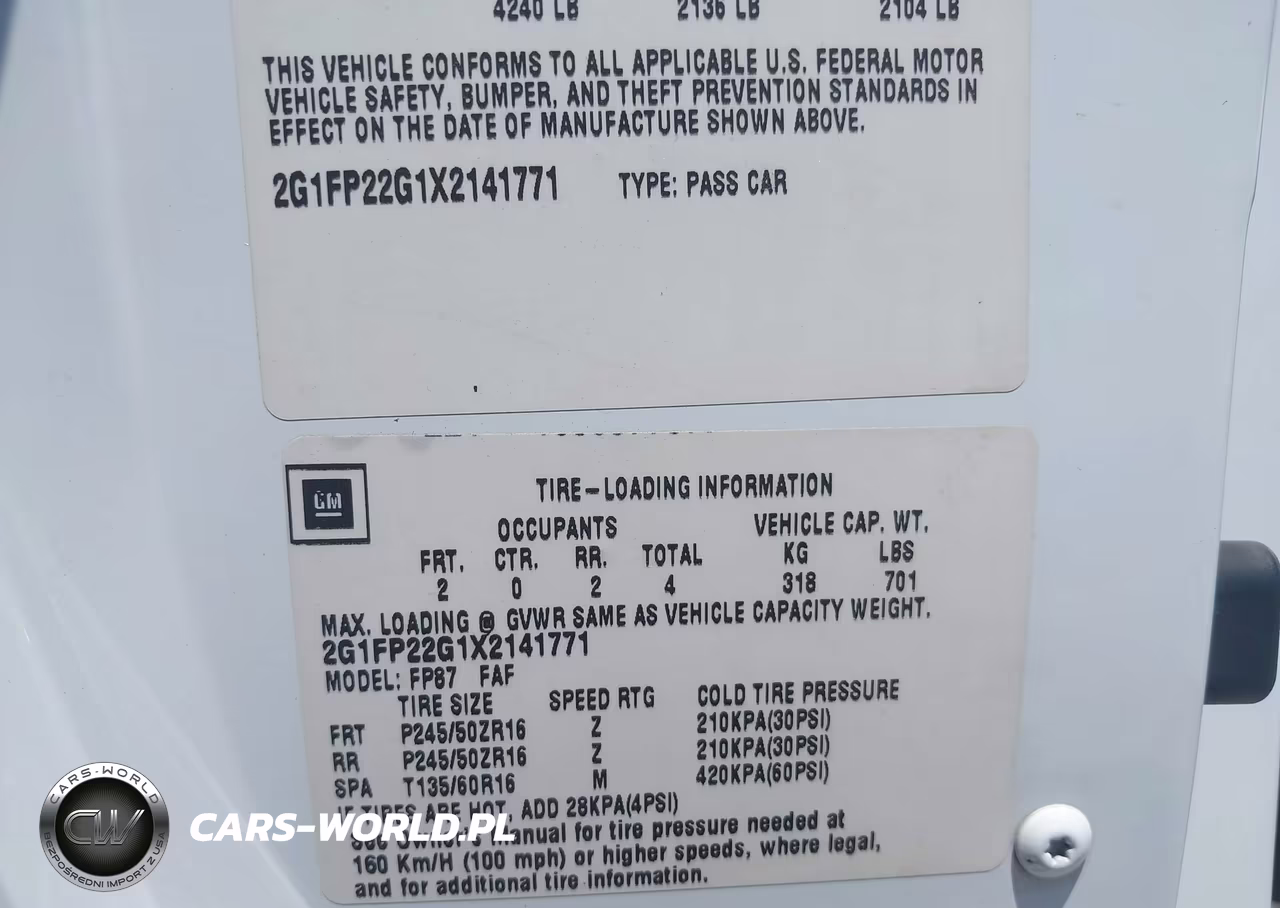 1999 Chevrolet Camaro Z28 VIN:2G1FP22G1X2141771 - 9