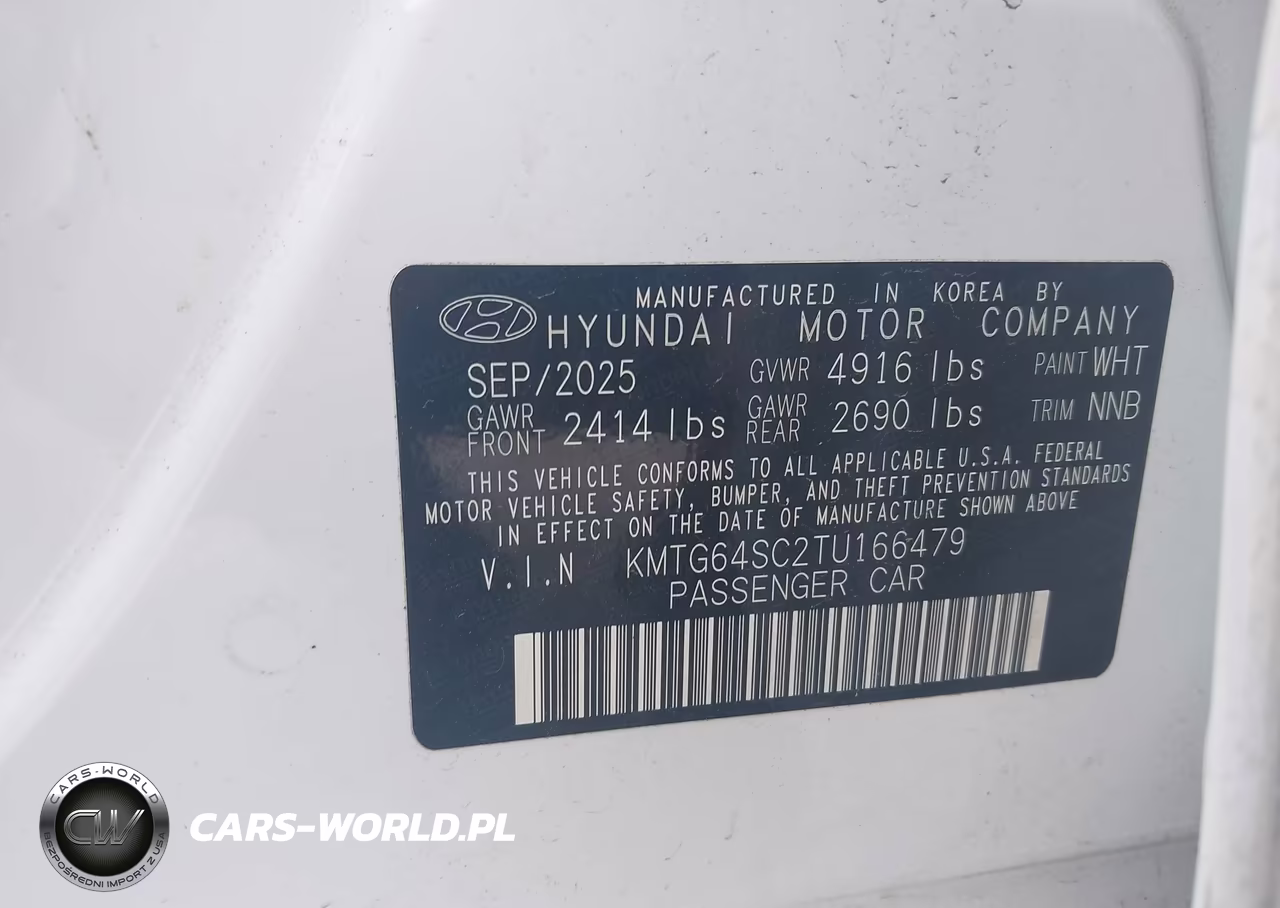 2026 Genesis G70 2.5T Awd VIN:KMTG64SC2TU166479 - 9