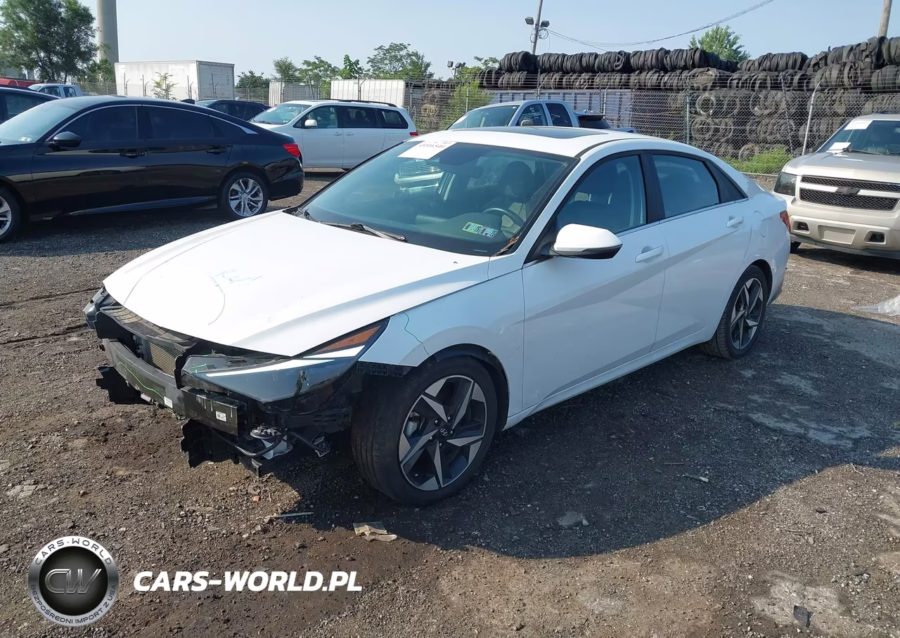 2023 Hyundai Elantra Hybrid Limited VIN:KMHLN4AJ3PU077604 - 2