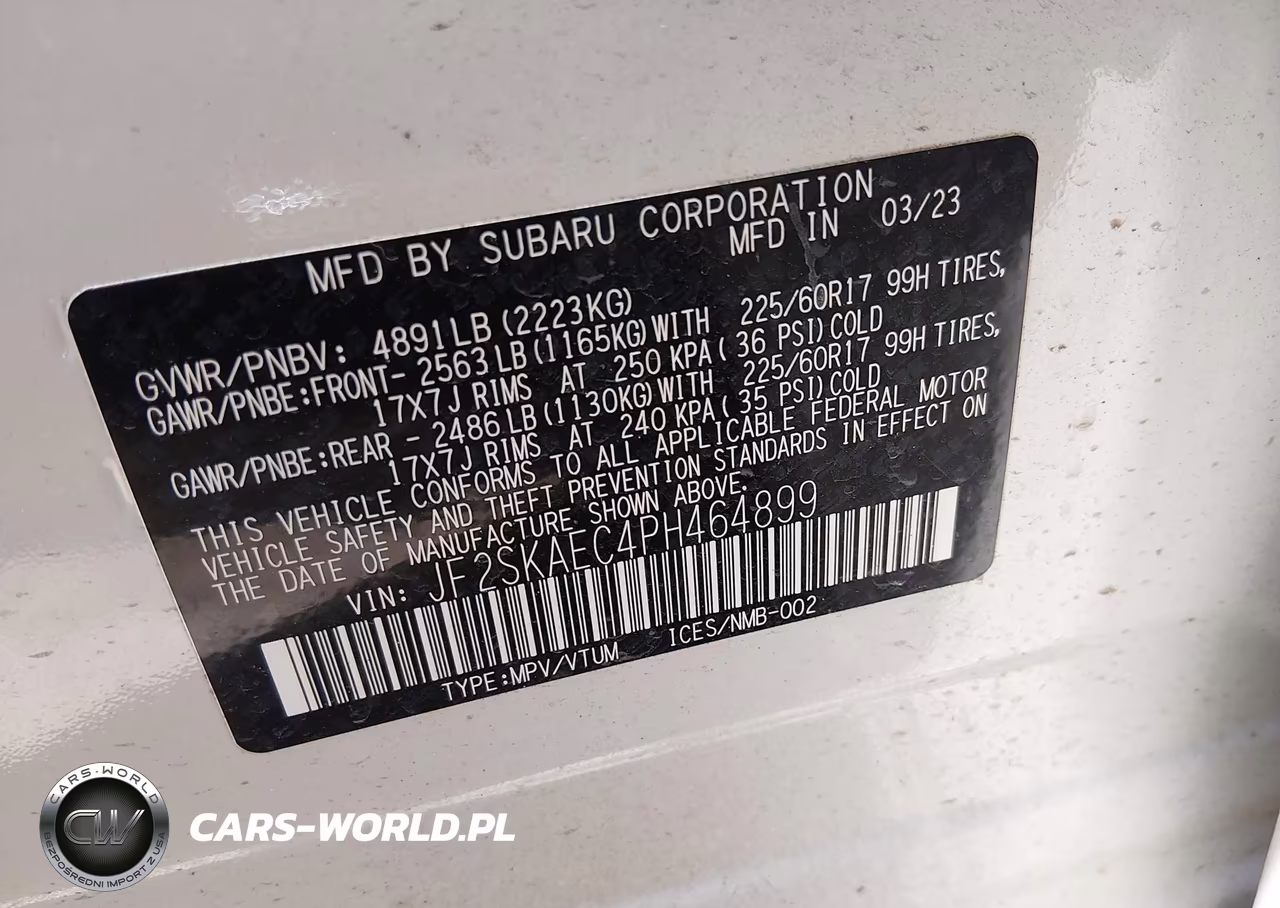 2023 Subaru Forester Premium VIN:JF2SKAEC4PH464899 - 9