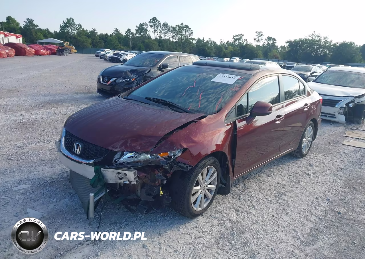 2012 Honda Civic Ex-L VIN:19XFB2F95CE030600 - 2