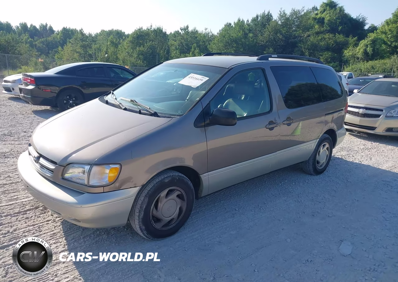 1999 Toyota Sienna Xle VIN:4T3ZF13C7XU115136 - 2