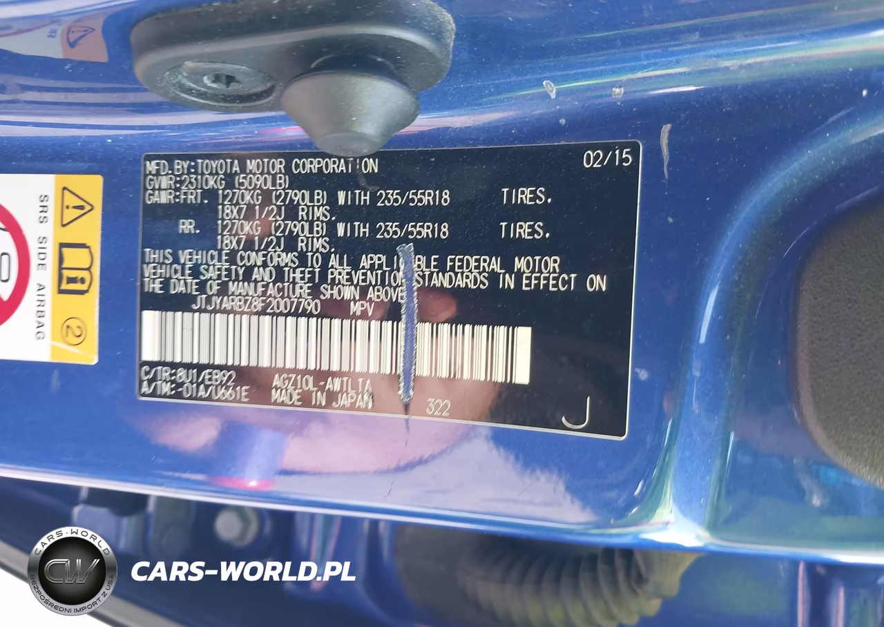 2015 Lexus Nx 200T F Sport VIN:JTJYARBZ8F2007790 - 9