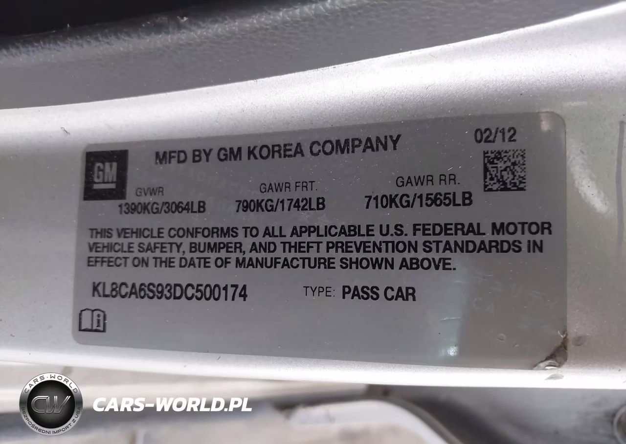 2013 Chevrolet Spark Ls Manual VIN:KL8CA6S93DC500174 - 9