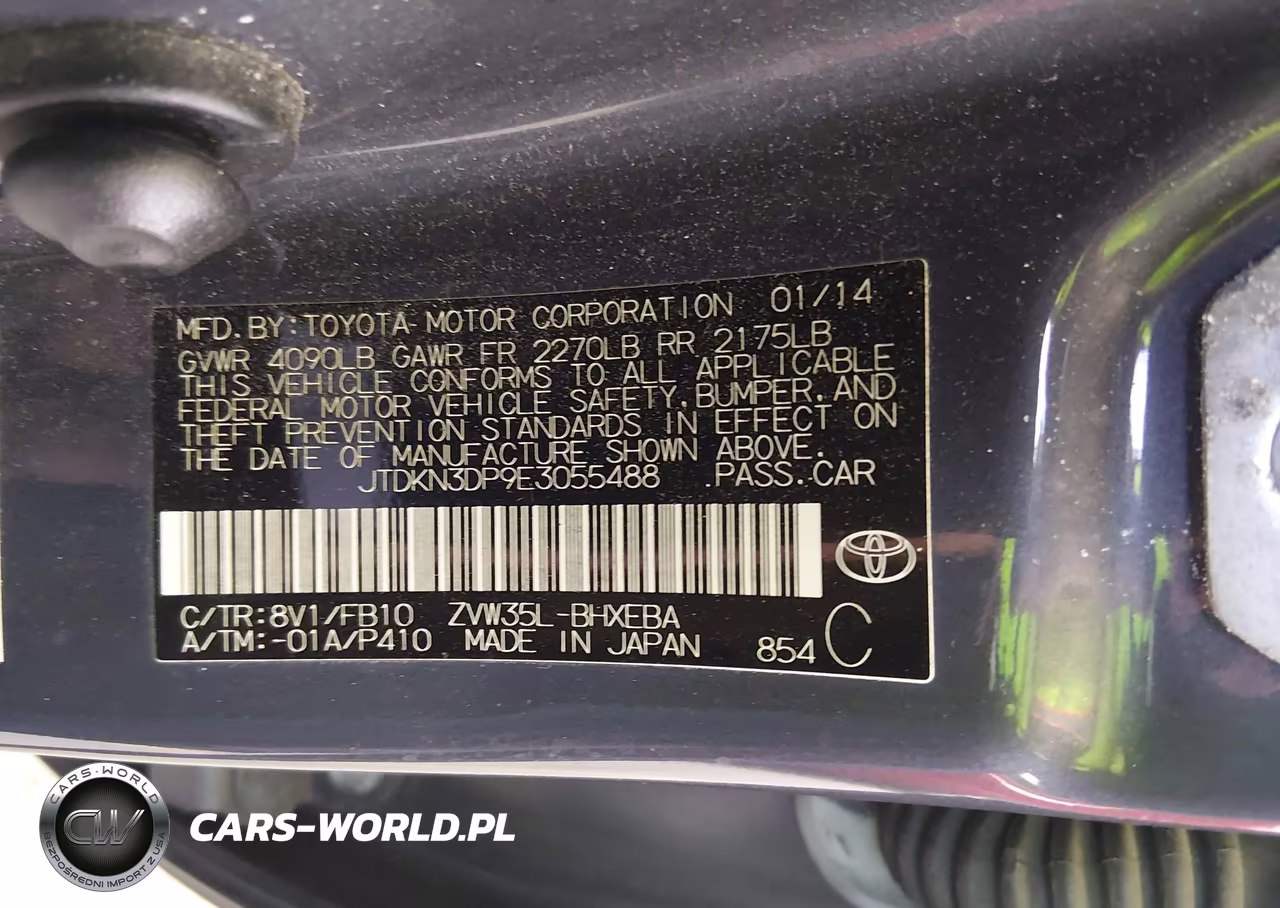 2014 Toyota Prius Plug-In VIN:JTDKN3DP9E3055488 - 9